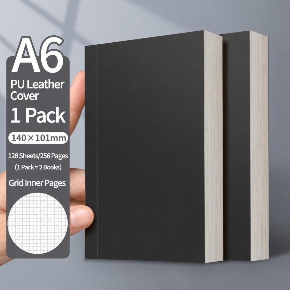Kraft Cover Pocket Notebook Lined/Blank/Grid Inner Pages Mini Diary Mini Journal Students