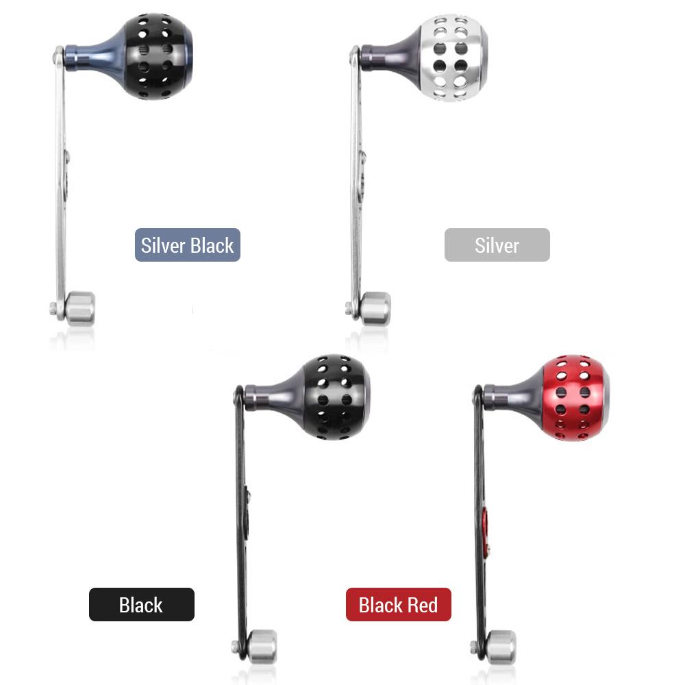 Baitcasting Power Handle Aluminum Alloy Rocker Arm for Bait Caster Round Fishing Reel Handle Knob Replacement Parts