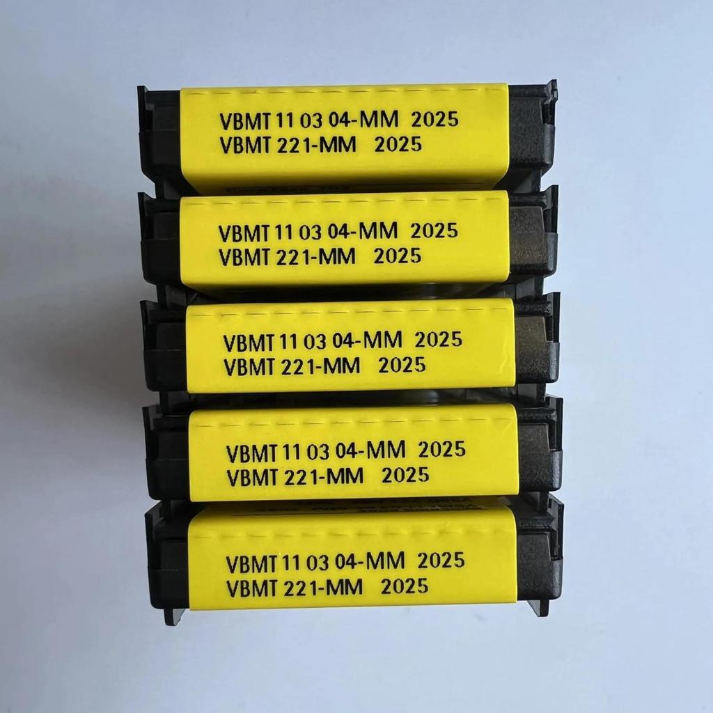 Original Sandvik / VBMT110304-MM 2025  / CNC Lathe Carbide Blade 10 PCS