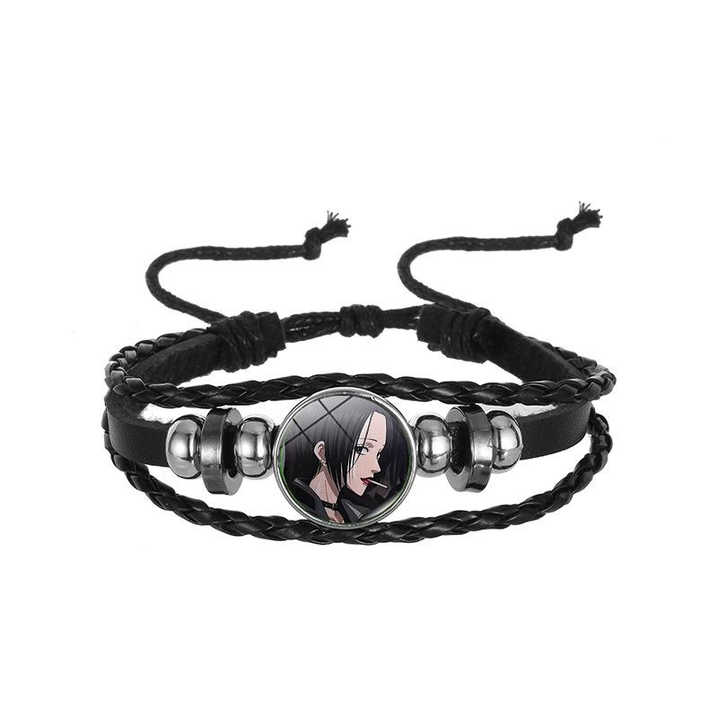 1 шт. Браслет из кожаного шнура NANA Yazawa Ai Cookie Magazine Time Gem, Черный