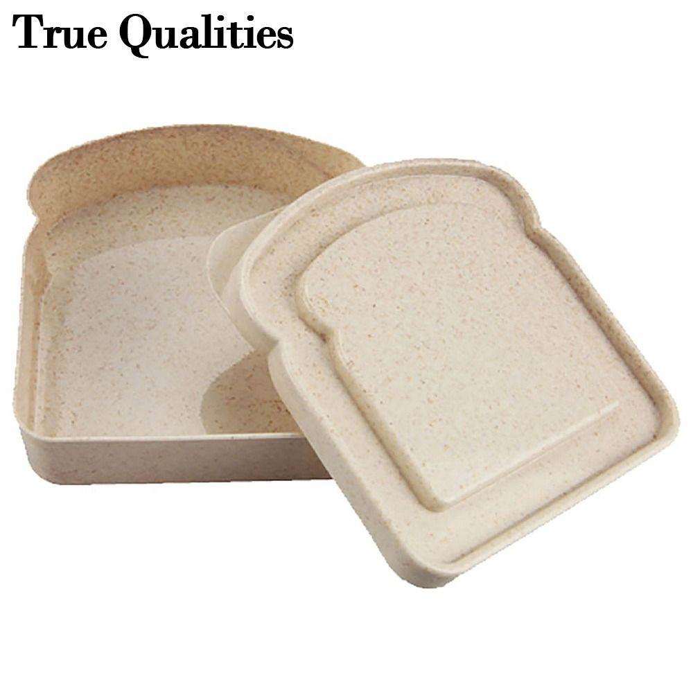 Portable Silicone Food Container Lunch Box Snack Sandwich Toast Box Bento Box