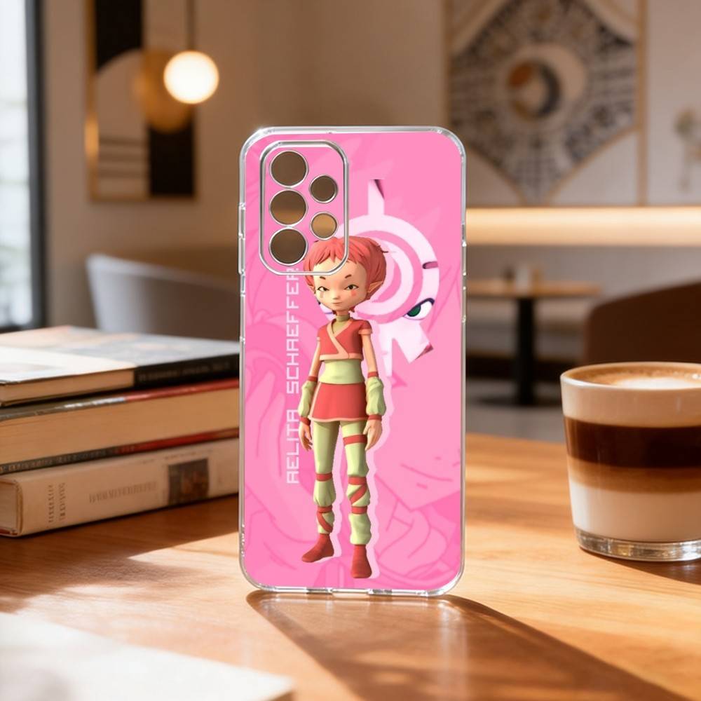 c-Code L-Lyoko Phone Case For Samsung S25,S24,S21,S22,S23,S30,Ultra,S20,Plus,Fe Transparent Cover