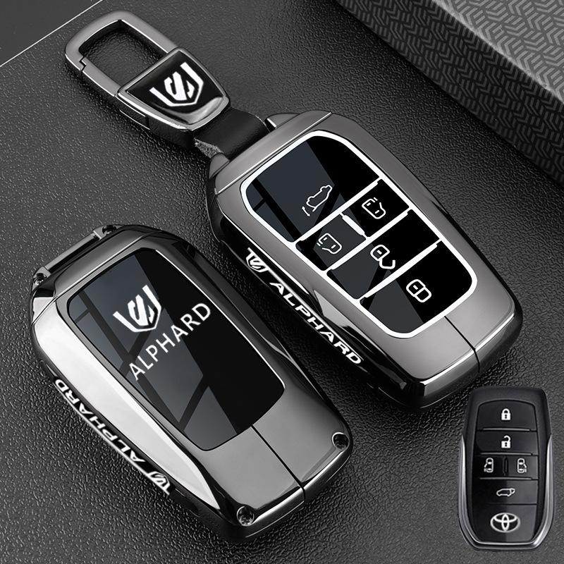 Металлический чехол для ключа для Toyota Alphard: Подходит для моделей Supreme 24 и 23