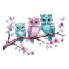 Cartoon Branch Owl Children's Bedroom Kindergarten Background Landscaping Wall Stickers Self-adhesive