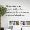 WZ9039 English Proverbs Bedroom Living Room Entrance Home Background Landscaping Decorative Wall Sticker