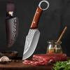 Кухонный нож для обвалки Кованый нож ручной работы Уличный походный нож Тесак для мяса Нож шеф-повара Охотничий нож из нержавеющей стали