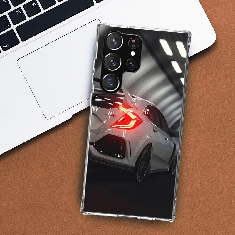 Чехол для телефона JDM Type R Civic Sport Car для Samsung Galaxy S24 S23 S22 Ultra S21 S20 Fe S10 Plus S10E S9 S8 + чехол в виде ракушки