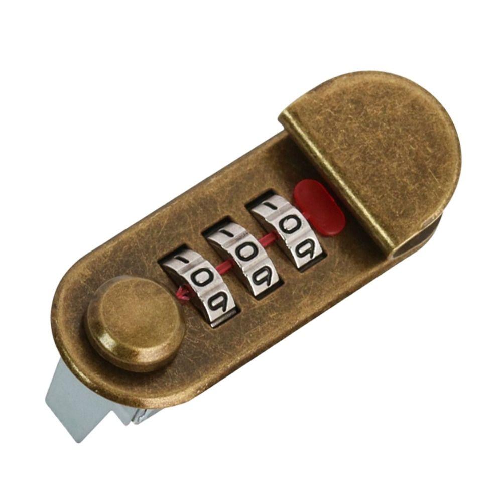 DIY Блокнот Пароль Замок Водонепроницаемый Портфель Замок Прочный Механизм Замок Багаж