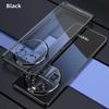 Для OPPO Find X6 Pro Чехол с покрытием и прозрачной рамкой Для OPPO Find X8 Pro X7 Ultra Мягкий силикон Защита объектива Ударопрочный чехол