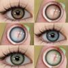 AMARA 1 Pair Colored Contact Lenses for Eyes Doll Eye Cosmetics Blue Contact Lenses Fashion Lens Eye Makeup Yearly Use