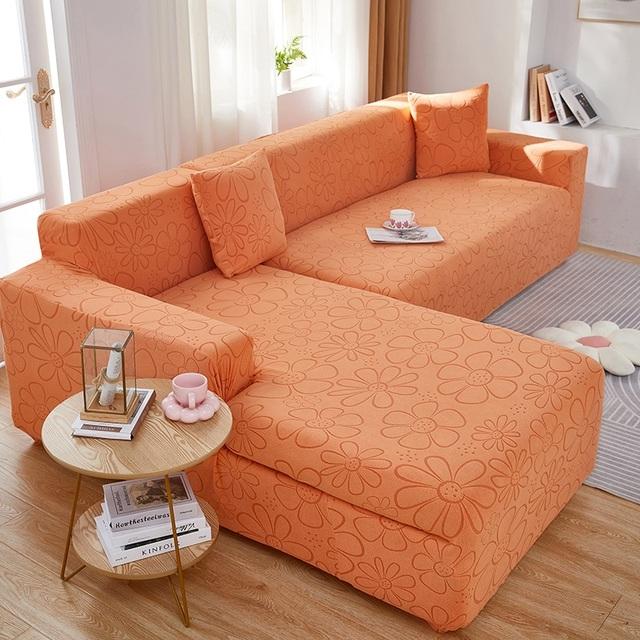 Эластичный жаккардовый чехол для дивана, чехол для гостиной, L-образный угловой чехол для дивана, толстый чехол для дивана, шезлонга