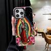 Virgen Mary Virgin De Guadalupe Soft Phone Case for iPhone 15 16 17 Pro Max 17Air 16E 14 Plus 13 12 Mini Shockproof Cover Back S