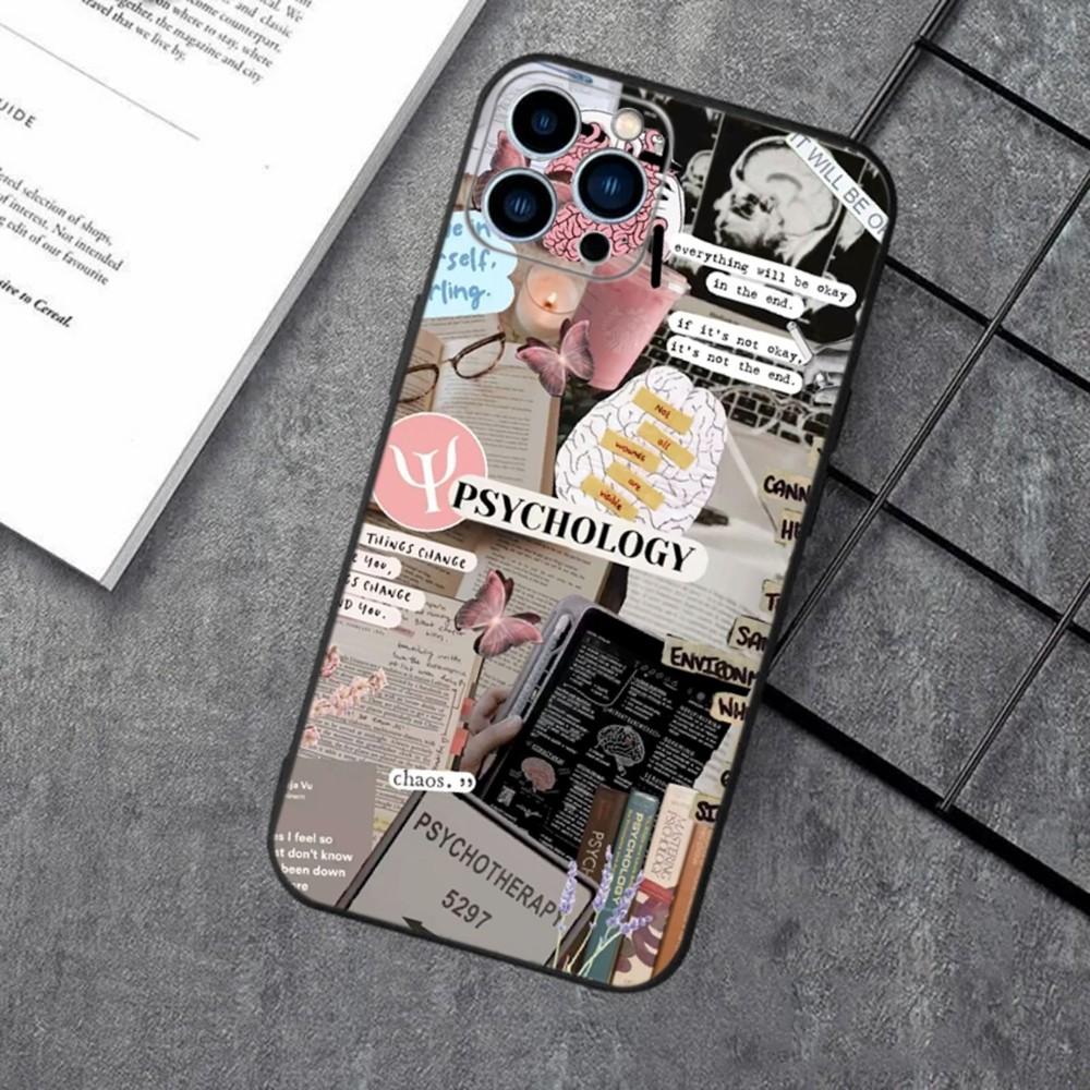 Чехол для телефона Психолог Профессия Психология Для iPhone 16,15,14,13,12,11,XS,XR,X,8,7,Pro,Max,Plus,mini Силиконовый Черный Чехол
