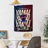 Lamin Yamal Custom Your Name Wall Decor Tapestry Art For Pet Memorial Birthdaywedding Party Backdrop Family Gift