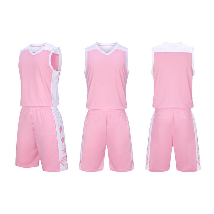 Children's basketball jersey set factory spot men's Chinese style jersey women's printing competition training camp team jersey wholesale