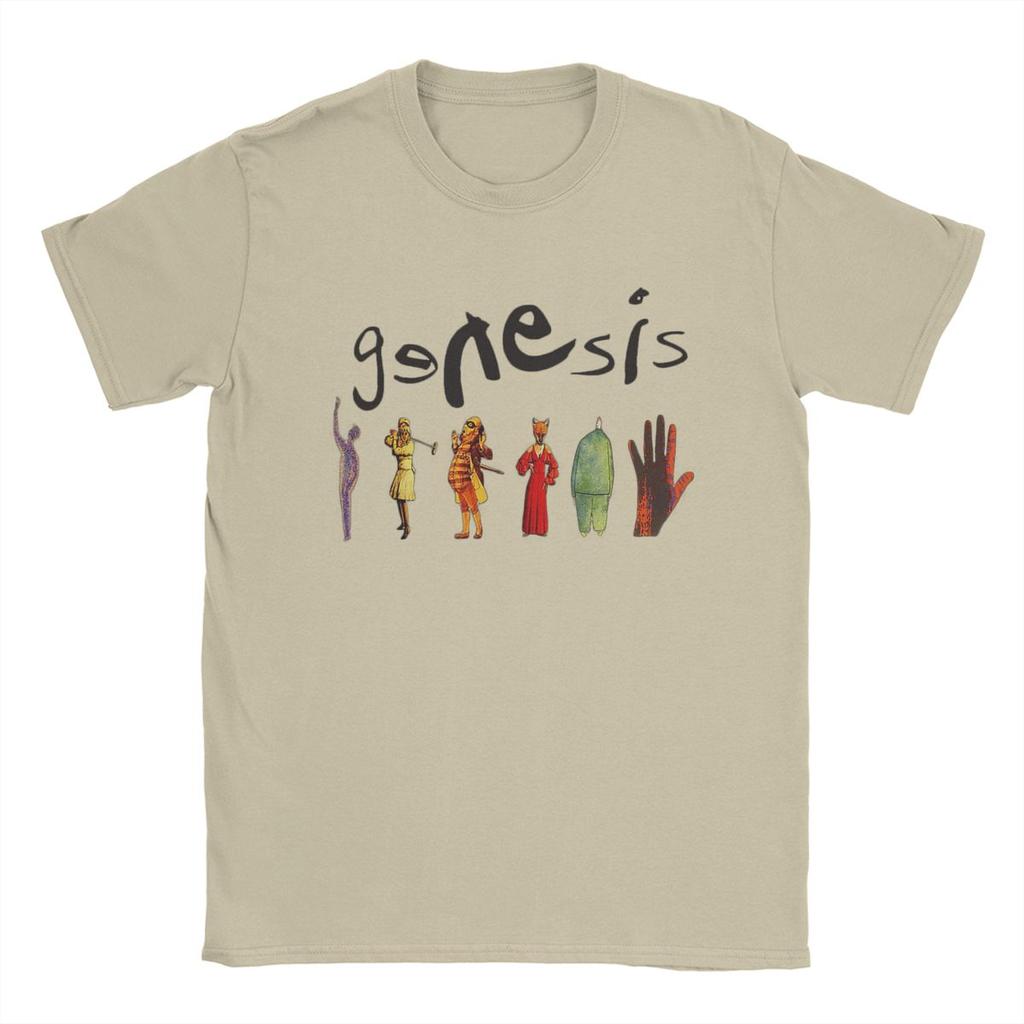 Genesis Band T Shirt for Men Cotton Creative T-Shirts Crewneck Tees Short Sleeve Tops 4XL 5XL