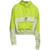 Sportswear Mesh Color Block Half-Zip Lightweight Loose Short Hooded Jacket Women Jackets Green DO7259-321