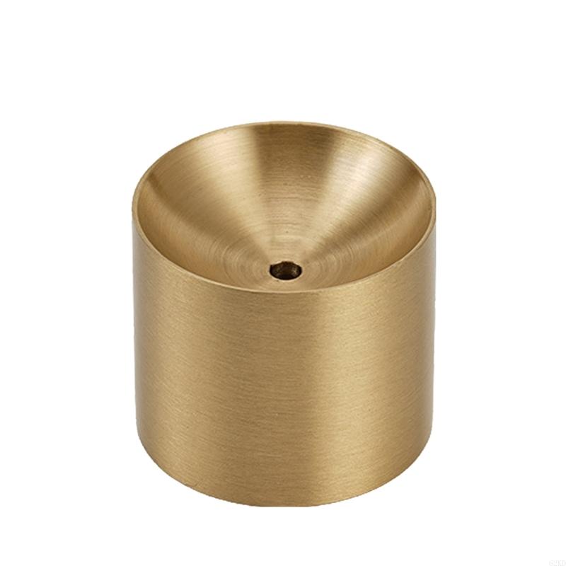 62KD Подставка для благовоний и пепельница из цельной латуни для церемоний и медитаций