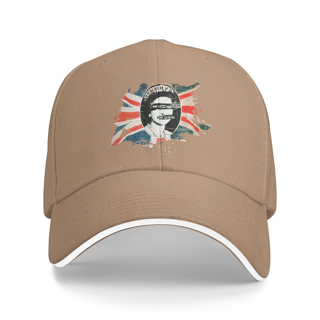 Sex Pistols Official Flag God Save The Queen Baseball Cap UnisexTeens Design Trucker Hat Classic Outdoor Gym Baseball Caps