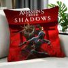 Игра Assassins Creed Shadows Наволочка Набор Наволочек Шт x x x Наволочка Декоративная Диван Домашний Декор
