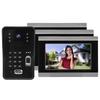 7in WiFi Video Doorbell Wired 3in1 Password with IC Fingerprint Access Control for TUYA Wifi APP