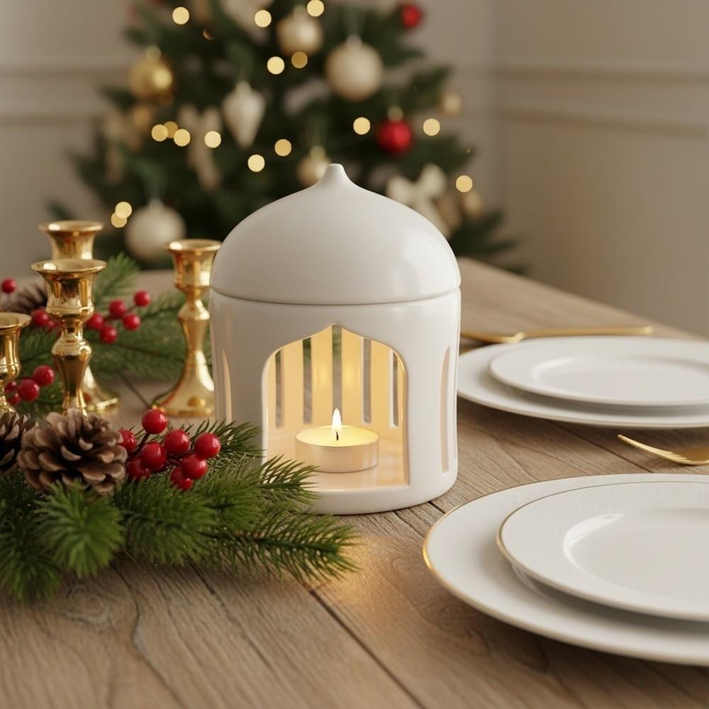 Ethnic Candle Holder Traditional Tea Lights Holder Islamic Lantern Candle Base  Tabletop Decoration
