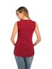 New Round Neck Solid Color Maternity Nursing Tank Top
