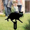 Acrylic Cat , Animals Cats Statue Decor, Ornaments Yard Decorative, Pathway, Floor, Flower Bed
