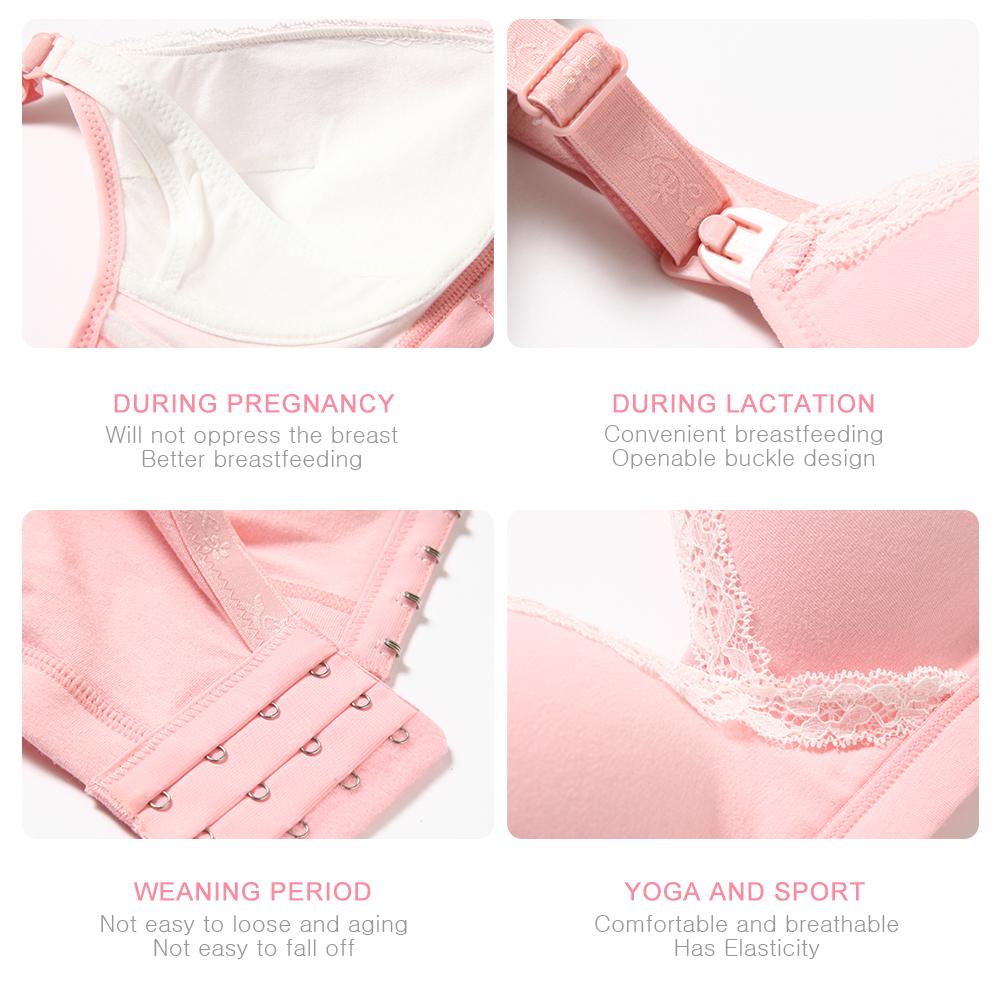 Хлопковый бюстгальтер для кормления с отстёгивающейся чашкой