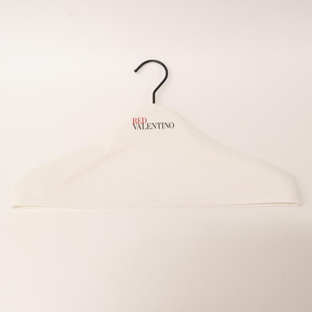 Red Valentino QR3KD06H3VM Черное кружевное платье с коротким рукавом платье S черное Б/у