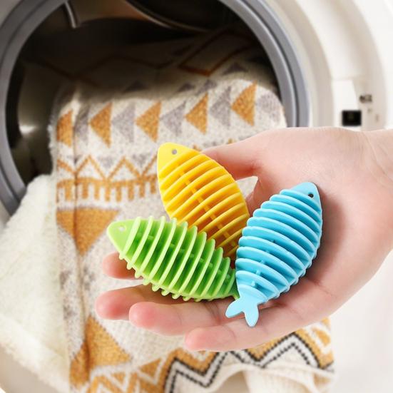 Fish-shaped Design Ultra-soft Ring Tpr Multi-color 50 Pcs