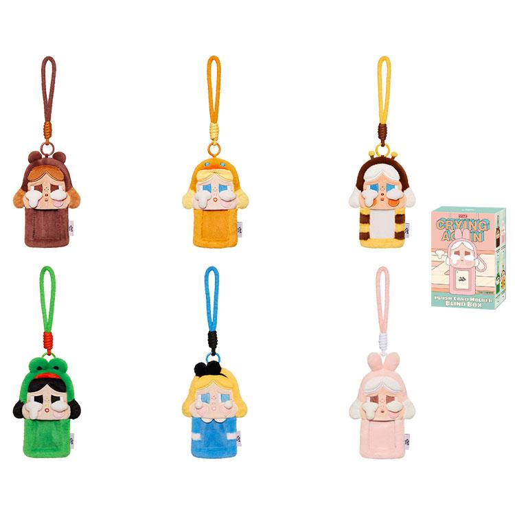 POP MART CRYBABY Коллекция Tears Factory, Плюшевый кардхолдер, Мистери боксы, Один мистери бокс