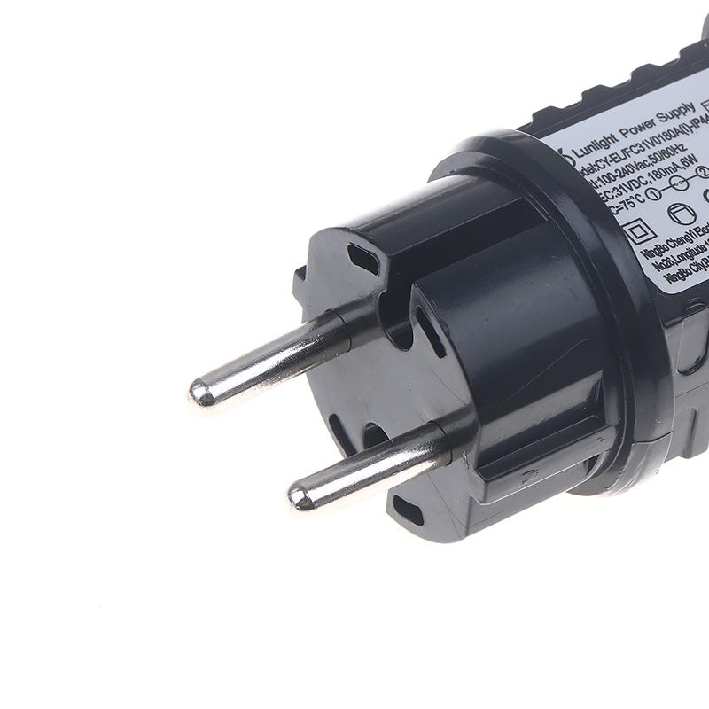 EU US UK Штекер AC 220V 110V на 31Vdc 6W 24V 5V Преобразователь Штекер Блок Питания IP44 8 Режимов Светодиодная Лампа Драйвер Переключатель Адаптер