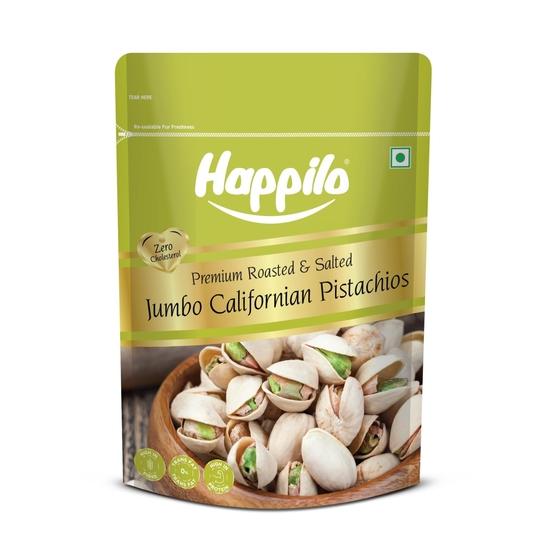 Happilo Premium Californian Roasted & Salted Pistachios 500g, Value Pack