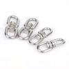 1Pcs 4mm 5mm 6mm 8mm Carabiner Clasp Eye Connectors Marine Anchor Swivel Durable 8 Ring Hook