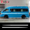 2PCS Racing Car Door Waist Line Side Stripes Stickers For Toyota Hiace 200 Auto Decor Vinyl Film Decals Tuning Accessories
