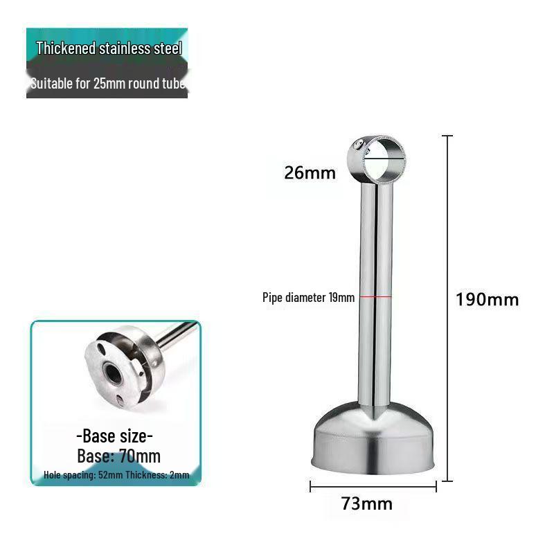 Очень длинный кронштейн для сушки из нержавеющей стали для потолочного крепления.