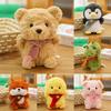 Scarf Elephant Penguin Pig Dinosaur Plush Doll Stuffed Animal Doll For Kids Gift