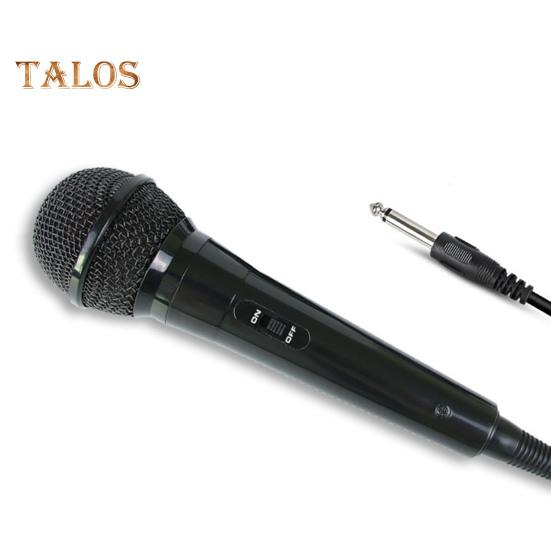 Wired Dynamic Microphone Plug-Play Universal Cardioid Dynamic Vocal Mic with Long Cable Karaoke Singing Machine Accessories