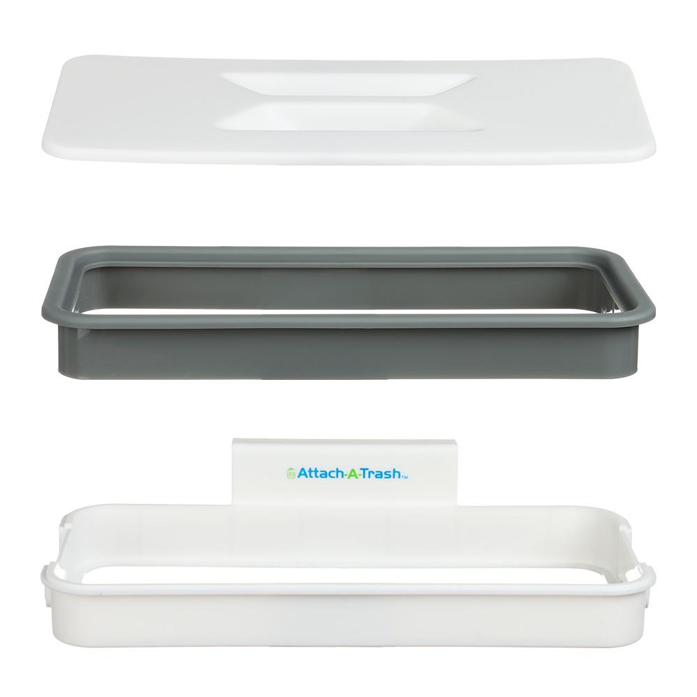 Bag Carrier Rubbish Bag Holder Attach-A-Trash Hanging Kitchen Waste Bin Cupboard Rubbish Bracket