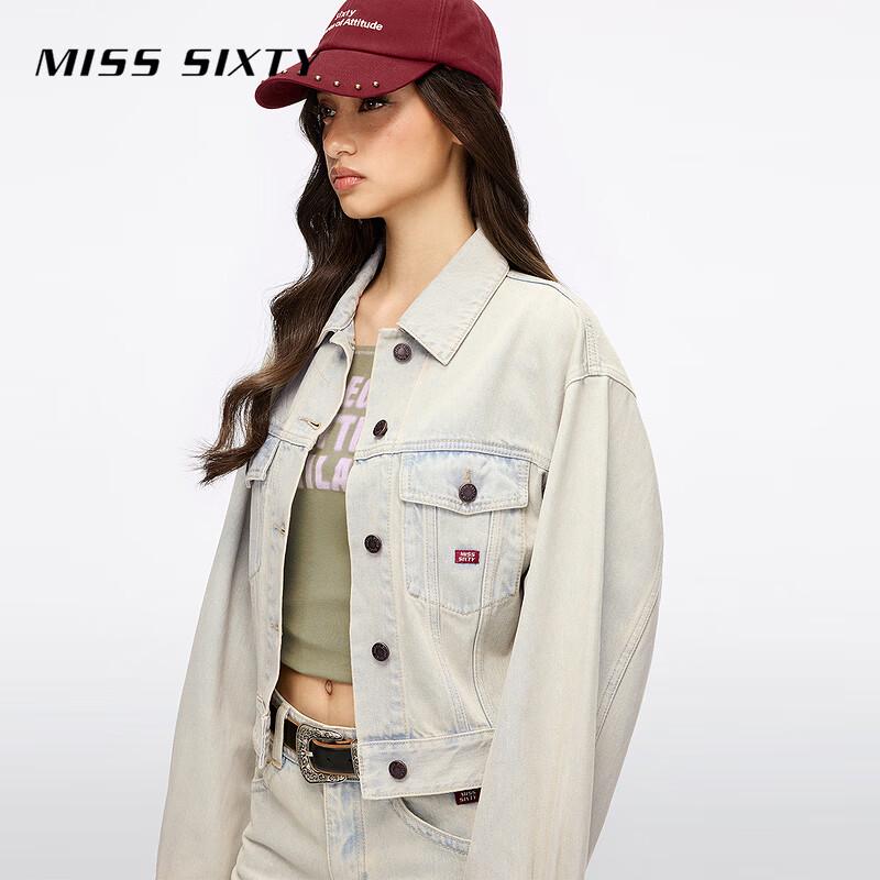MISS SIXTY Women's Retro Washed Denim Jacket