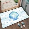 Ocean Watercolor Pattern Mat Living Room Decoration Home Sofa Non-Slip Carpet Study Bedroom Tatami Children'S Soft Floor Mat