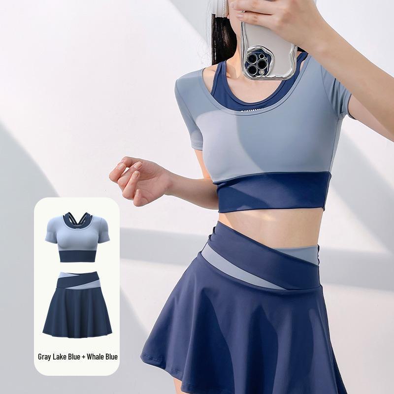 Стильная юбка-шорты для йоги с защитой от воздействия окружающей среды для тренировок на открытом воздухе