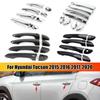 Для Hyundai Tucson 2015 2016 2017 2018 Наклейка-молдинг на внешнюю ручку двери автомобиля, Защитные аксессуары