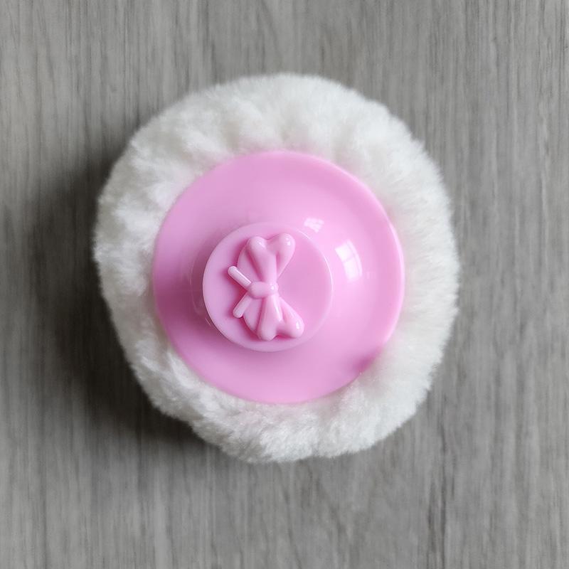 Пуховка для пудры с тальком, с коробкой, мягкая детская косметическая пудра для лица и тела, пудра с тальком, коробка, контейнер