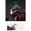 1/12 Suzuki GSX-R1000R Alloy Sports Motorcycle Model Diecast Toy Street Cross-Country Motorcycle Model Sound and Light Kids Gift