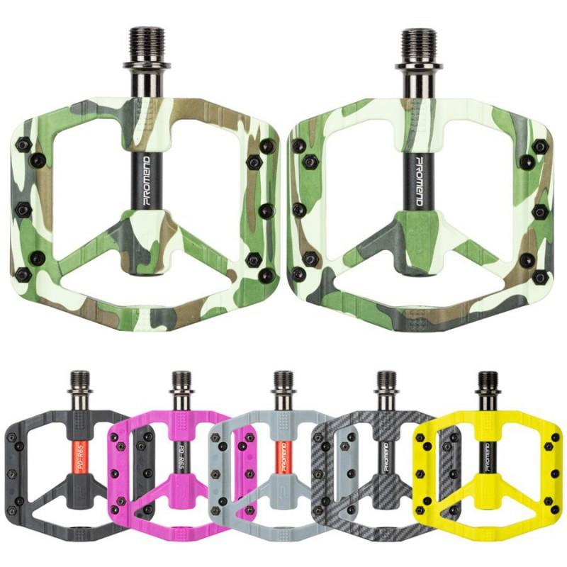 PROMEND Nylon Bicycle Pedals With 3 Sealed Bearings Mountain Road Folding Touring Bikes