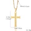 Популярное ожерелье Cross Vintage, подходящее для ежедневного ношения, 1 шт., модное ожерелье с подвеской