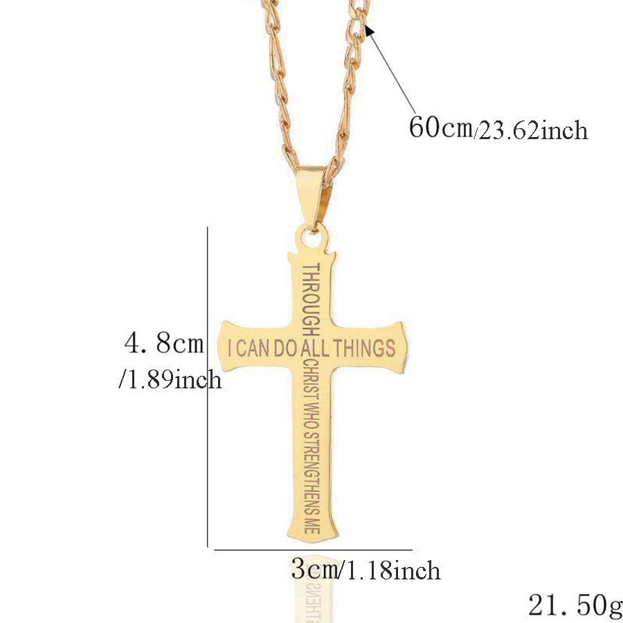 Популярное ожерелье Cross Vintage, подходящее для ежедневного ношения, 1 шт., модное ожерелье с подвеской