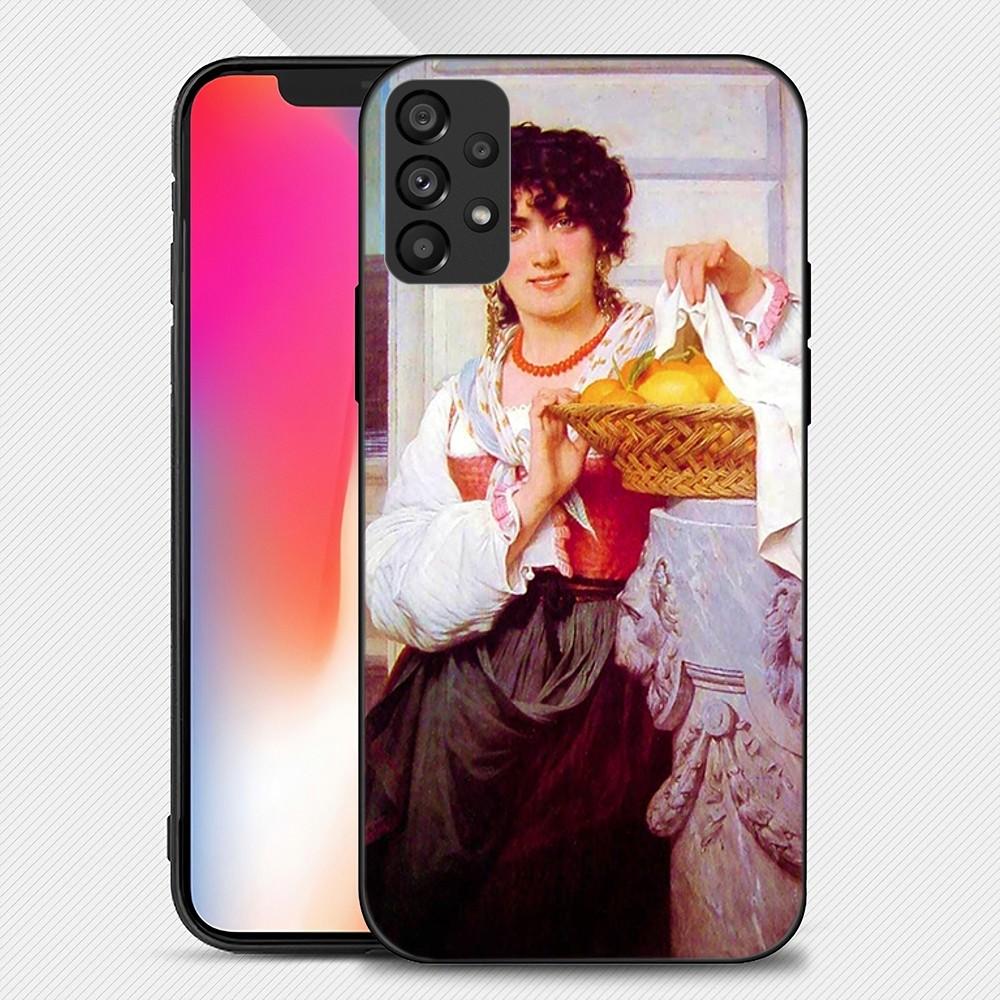 Чехол для телефона Pierre Auguste Cot Art для Samsung Galaxy S22 S23 Ultra S21 S20 FE Plus Note 20, мягкий чехол
